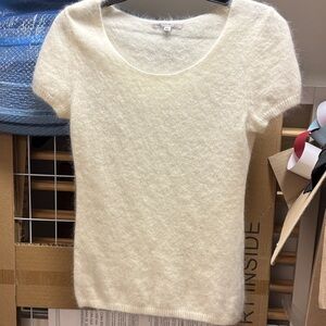 GAP Soft White Knit Sweater